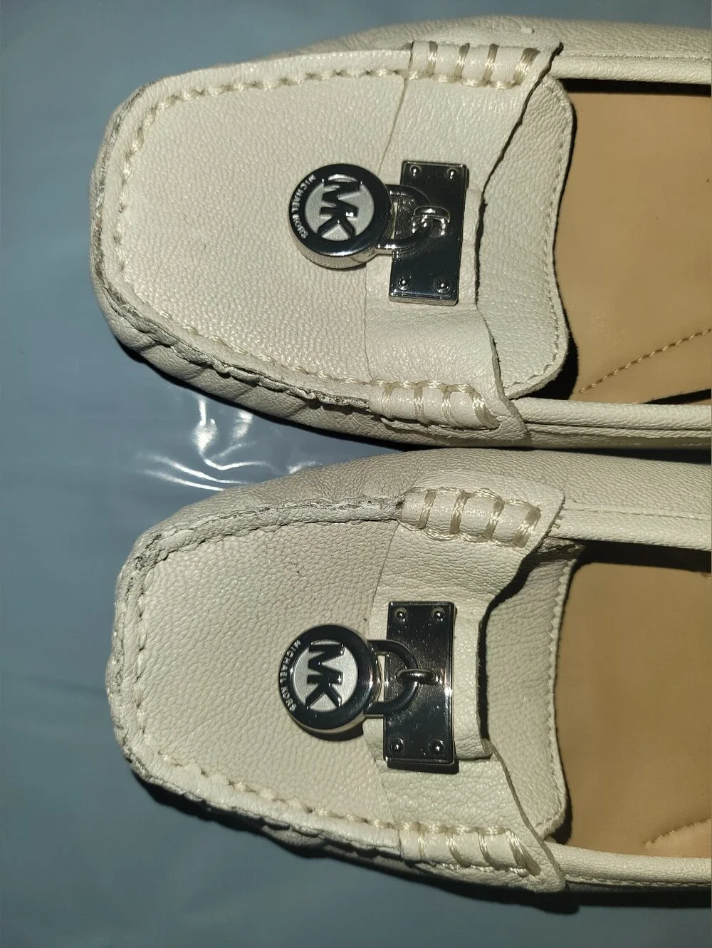 Michael Michael Kors Women's Loafers Size 7.5 Padlock Loafers - Picture 11 of 11